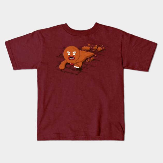 Walking cookie Kids T-Shirt by 2mz